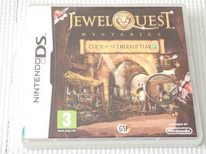 DS★JEWEL QUEST MYSTERIES CURSE OF THE EMERALD TEAR 海外版 EU版 ★箱付・説明書付・ソフト付