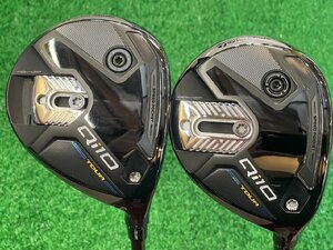 美品 キューアイテンツアー 3W[15]/5W[18] 2本セット ディアマナ TM50 (SR) テーラーメイド qi10 tour diamana taylormade ■*MP@1*V*087