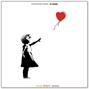 Digital Oasis Visual Sonic アートパネルBluetoothスピーカー Banksy [BDLD-1907-001] BDLD-1907-001