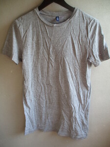 【H&M】 Tシャツ メンズ サイズ:ＸＳ 色:グレー 身丈:64 身幅:42 肩幅:40/NAO