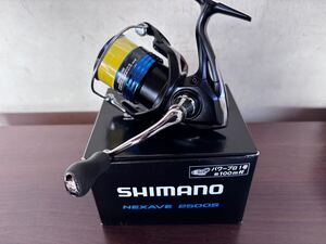 シマノ　スピニングリール　ネクサーブ　2500Ｓ　PEライン付き　未使用 ① 船キスに最適！