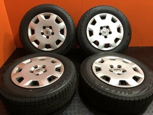 【BS BLIZZAK VRX2 195/65R15】スタッドレス【トヨタ ノア/ヴォクシー 純正ホイール 15インチ 6J5HPCD114.3+50】21～22年製 バリ溝(VTO952)