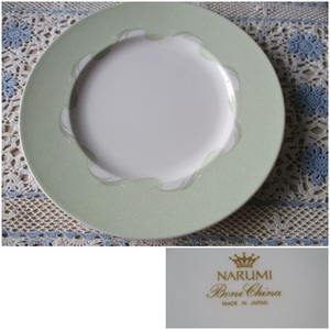 ★NARUMI Bone china MADE IN JAPAN お皿 プレート 径27cm ※少々汚れ・細かいキズあり tm2407-26-1★