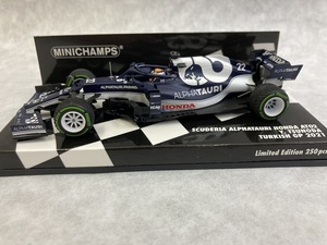 ミニチャンプス 1/43 アルファタウリ AT02 F1 トルコGP2021 Y.角田「ありがとう HONDA」(Minichamps) 新品