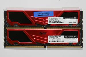 動作保証★メモリー PC4-21300 DDR4-2666 32GB(16GBx2)TEAM エラー無★058