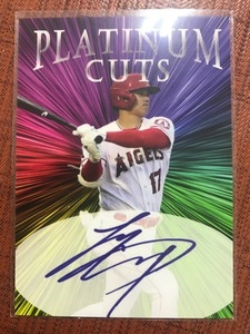 【トレカ】大谷翔平・PLATINUM CUTS②　枚数限定品　topps