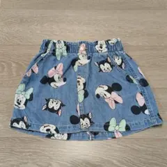 H＆M ミニー柄デニムスカート 5-6y