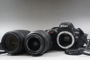 1円~【967】Nikon／ニコン D5100 ／LENDS AF-S DX NIKKOR 18-55mm 1:3.5-5.6G VR　■LENDS AF-S NIKKOR 55-300mm 1:4.5-5.6G ED