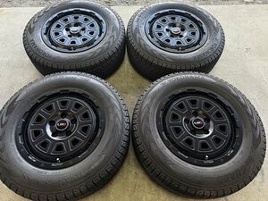 スタッドレス 225/70R16 ★ オフロード系 マットブラック 7J +35 5H-114.3 ★ ヨコハマ アイスガード ★ デリカD5 カローラクロス RAV4