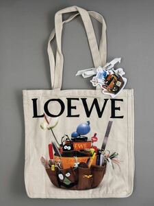 1円スタート！「新品未使用」LOEWE ロエベ トートバッグ　特典カード付き 白 