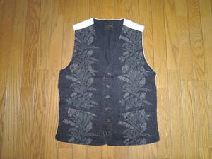 美中古 BY GLADHAND グラッドハンド ベスト S 黒 VEST /