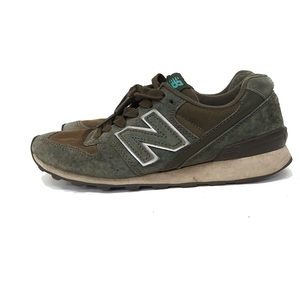 ニューバランス NEW BALANCE LIMITED販売店舗限定商品 ピッグスキンスエード×メッシュ スニーカー 22 サーペントグリーン 緑 /FT35 レディ