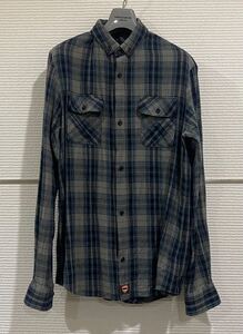 08AW UNDERCOVERISMアンダーカバーUNDERCOVER チェック 長袖シャツ 袖ジップ B4409 【USED】