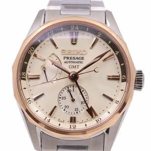 【未使用品】SEIKO セイコー プレザージュ プレステージ オーシャントラベラー GMT 自動巻き メンズ SARF012 / 6R64-00E0【いおき質店】