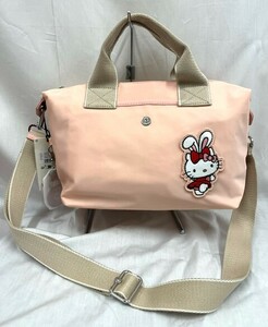 未使用 キプリング Kipling ハローキティ コラボ カラミニ KI31092PR ショルダーバッグ ナイロン　ピンク　