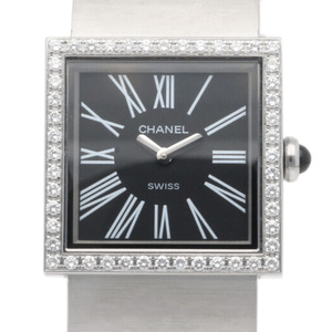 シャネル マドモアゼル 腕時計 時計 ステンレススチール クオーツ レディース 1年保証 CHANEL 中古 美品