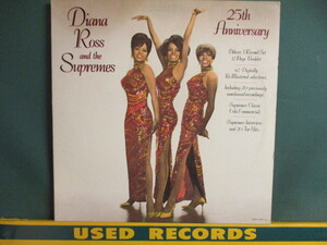 ★ Diana Ross And The Supremes ： 25th Anniversary 3LP ☆ (( Coca-Cola Commercial コカ・コーラ コマーシャルソング 収録 / ベスト