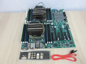 UPERMICRO X9DAi LGA2011 Intel C602 XEON E5-2643x2 32GB 中古品