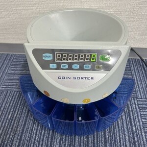 Z309-NG7-94 COIN SORTER 電動式硬貨選別機 コインカウンター コインソーター 自動 硬貨計算機 NY067 箱・取扱説明書付き 動作確認済み