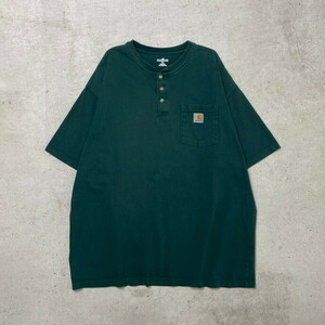 Carhartt カーハート ヘンリーネック ポケットTシャツメンズXL【SS2407-30】