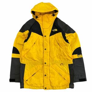 90s THE NORTH FACE EXTREME LIGHT マウンテン パーカー ジャケット MEN’S S イエロー エクストリームライト ザノースフェイス