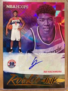 2019-20 PANINI NBA HOOPS PREMIUM STOCK Rooke ink Auto Prizm RUI HACHIMURA 八村塁 WIZARDS ウィザーズ LAKERS レイカーズ 直筆サイン