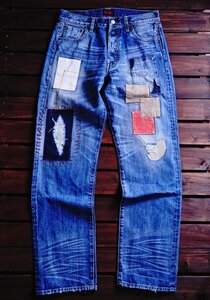 1円～ 1スタ 【W32L32】新品正規品/MURAMASA&LLC LEVI