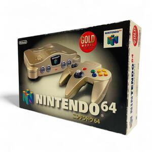 【極美品】任天堂 Nintendo 64 ゴールドモデル トイザらス限定 N64