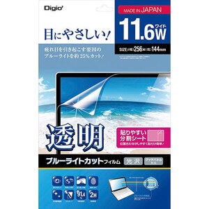 ナカバヤシ 液晶保護フィルム KブルーC11.6W SF-FLKBC116W