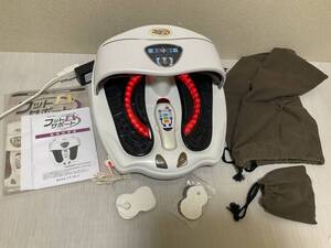 ②動作品フットサポートEV NL-93J フットマッサージャー 家庭用 健康器具 治療器 低周波 電気マッサージ機 パット付き 