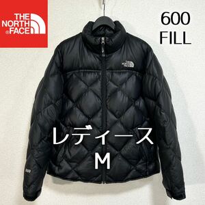 美品人気 ノースフェイス キルティング ダウンジャケット 600フィル レディースM ブラック THE NORTH FACE ヌプシ バルトロライト