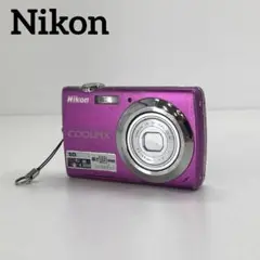 Nikon ニコン COLPIX S220　コンパクトカメラ　パープル　ジャンク