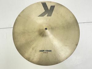 H078-S3-15035 Zildjian ジルジャン クラッシュシンバル DARK CRASH 16/40cm 現状品2