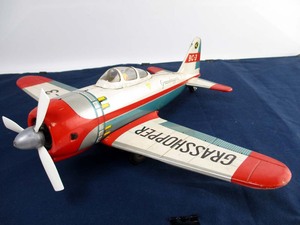 バンダイ 1950年代製　 Grasshopper BC-3　完動美品　翼幅約３８cm