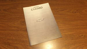 【CHEVY】1996 シボレーカマロ　ヤナセ日本仕様カタログパンフレット CAMARO 　YANASE　ヤナセ正規輸入車 RS Z28　コンバー