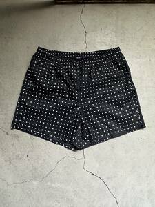 ラルフローレン パープルレーベル RALPH LAURENT PURPLE LABEL DOTドット SWIM SHORTS 水玉 スイムショーツ 水着 黒 白