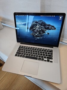 MacBookPro 15インチ Retina,Mid2012 Model A1398 Core i7 2.3GHz メモリ8GB SSD251GB Apple シルバー