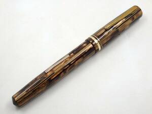 ★中古★WAHL EVERSHARP エバーシャープ 万年筆 ペン先刻印 18K ボディ ブラウン系 OFG56747O