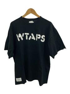 WTAPS◆Tシャツ/24SS/COTTON. BOB/4/コットン/BLK/プリント/241ATDT-CSM30