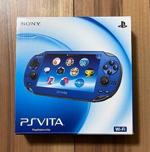 【動作確認済】 PlayStation Vita Wi-Fiモデル サファイア・ブルー PCH-1000 ZA04 / PSVita