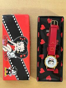 24112209 BETTY BOOP ベティちゃん 腕時計 時計 動作未確認 ジャンク 美品