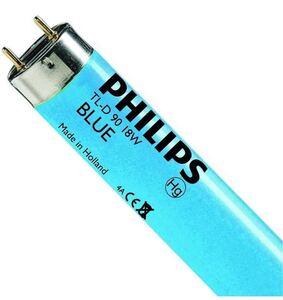 2本 フィリップス 蛍光灯 PHILIPS TLD 18W/18 BLUE 青色