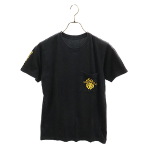 CHROME HEARTS クロムハーツ VINE DGR T-SHRT フロントダガー プリント半袖Tシャツ ブラック