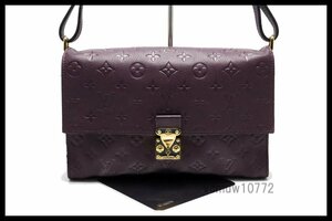 近年モデル希少美中古■LOUIS VUITTON モノグラムアンプラント ファシナント レザー ショルダーバッグ ルイヴィトン■0509re26742