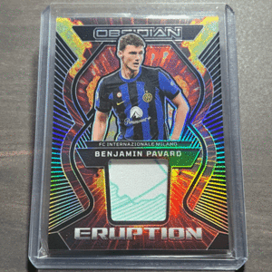 Benjamin Pavard - FC Internazionale Milano Memorabilia /199 Eruption 2023-24 Panini Obsidian Soccer