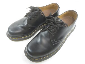 ♪Dr.Martens ドクターマーチン 3EYE GIBSON SHOES 146159 3ホールシューズ ブラック 23.5cm～24.0cm♪USED品