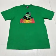 アンドサンズ　Tシャツ　緑　ビックサイズ　古着