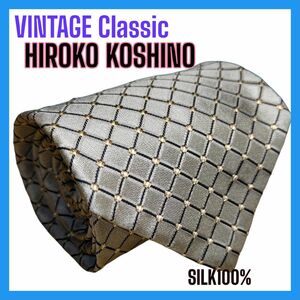 VINTAGE HIROKO KOSHINOネクタイ コシノヒロコCollection SILK100% Formal結婚式014