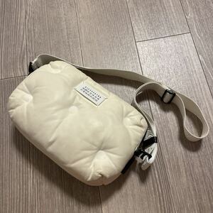 HA412 Maison MARGIELA メゾンマルジェラ グラムスラム glam slam ショルダーバッグ ボディバッグ white レザーバッグ