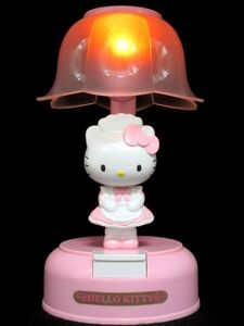 ■【動作品】 HELLO KITTY ハローキティ メイドハローキティ おじぎアクションライト サンリオ 当時物 コレクション ピンクカラー